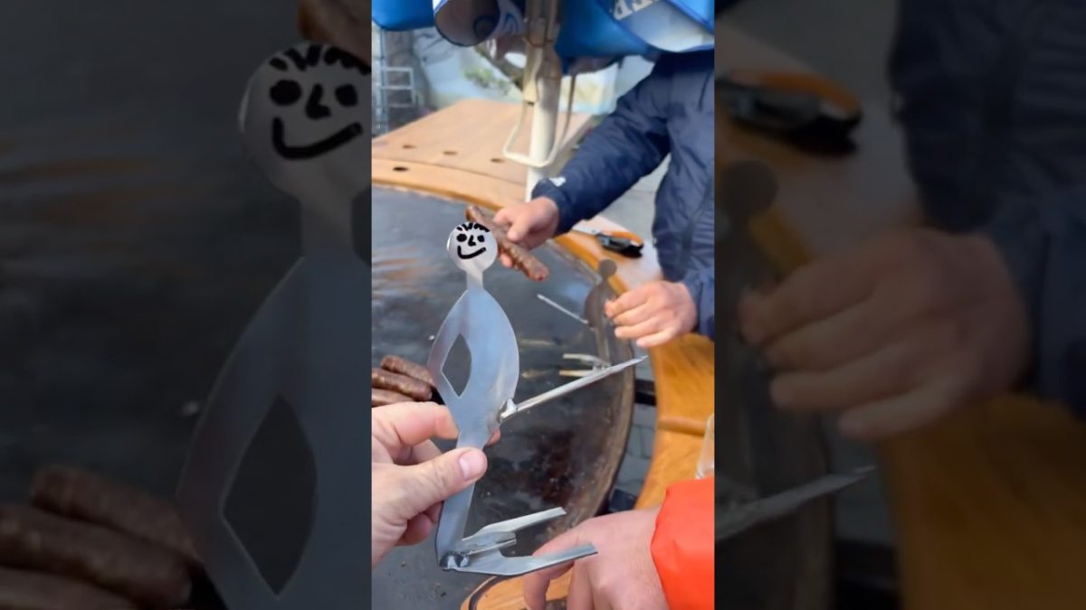 When Your BBQ Tool Looks a Bit Too Happy!#funfacts