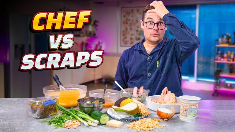 Can a Chef Make Amazing Dishes from Scraps? | Food Scrap Challenge