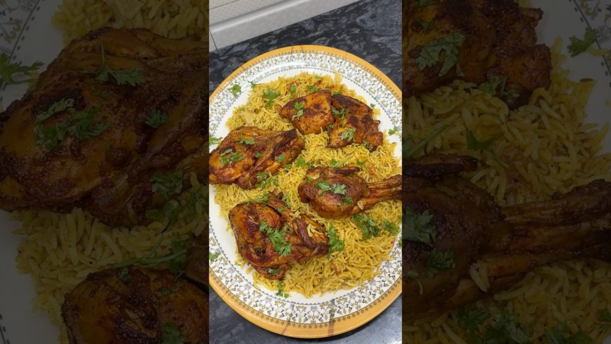 Arabian Chicken Kabsa #chickenkabsa #shorts #recipe