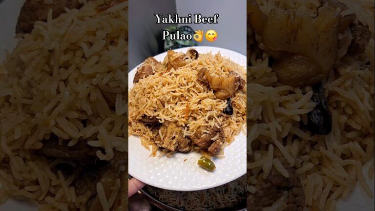 Beef Yakhni Pulao Recipe #shorts #yakhnipulao #pulao #pakistanifood #viralvideo