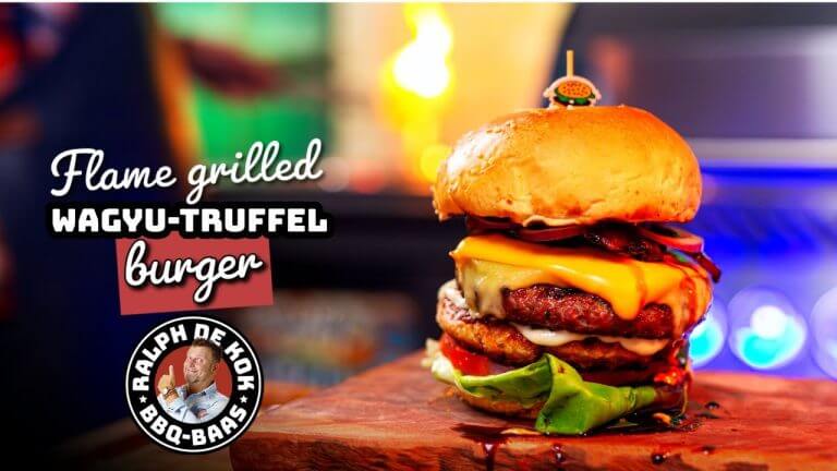 De KONING onder de burgers | Wagyu truffel burger met geglazuurd spek en rösti!