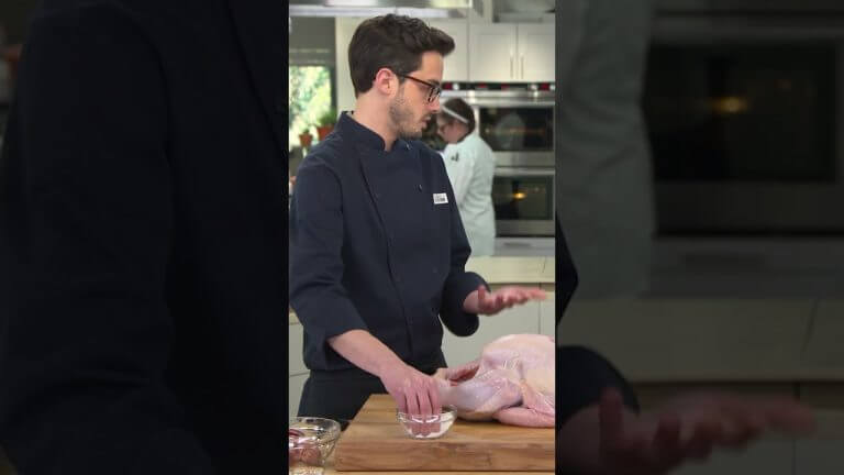 Crispy Turkey Skin Starts from Inside the Bird