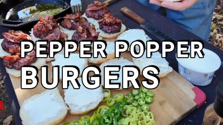 Pepper Popper Burgers