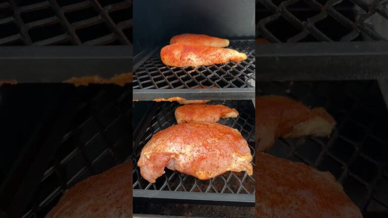 Smoking ribs, chicken and turkey on the Lonetar offset #foodshorts #bbq #food #cooking #foodchasers