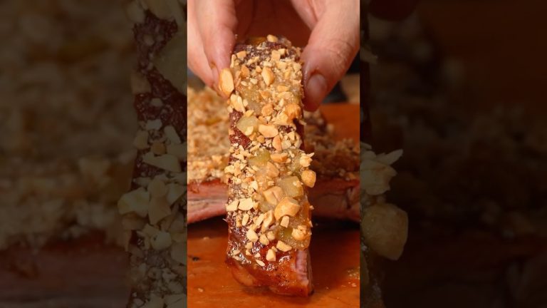 🍎🔥Caramel Apple Ribs | Bear Mountain BBQ Apple Pellets🥩🍁