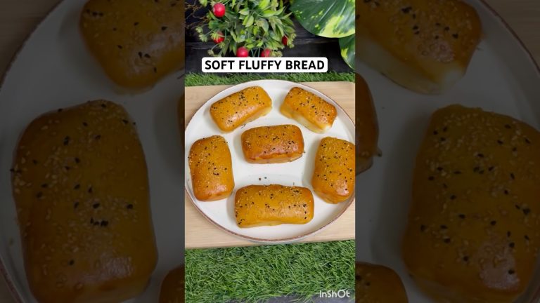SOFT FLUFFY BREAD #shortsfeed #trending #viral #breadrecipe #bread #fluffybread