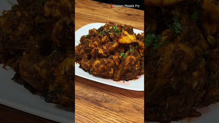 Chicken Masala Fry | Easy Homemade Chicken Fry Recipe #chickenfry #chickenrecipe