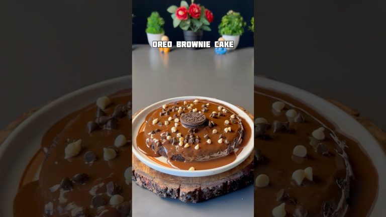 Oreo Brownie cake recipe #shorts #recipe #chocolate #oreo #cake