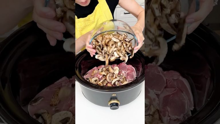 Easy pork chop dinner #crockpot #recipe #easyrecipe #pork #dinner