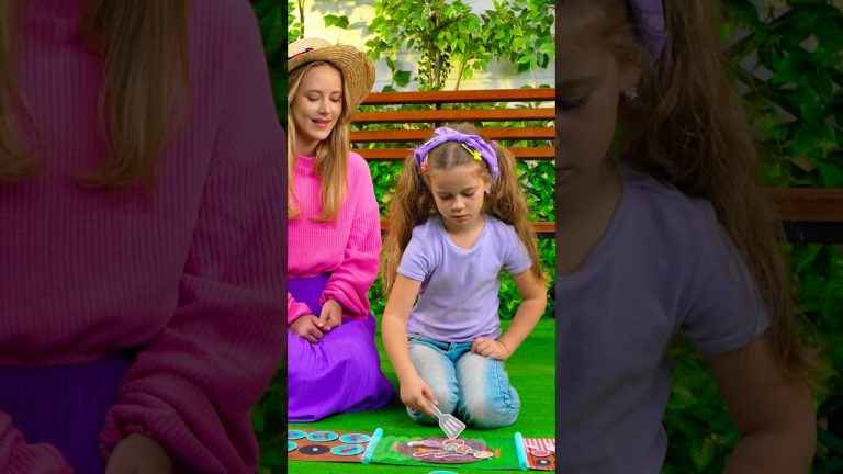 BBQ Time! 🍗 Let’s Cook and Play! 🎉 #kidsactivities #creativeplay