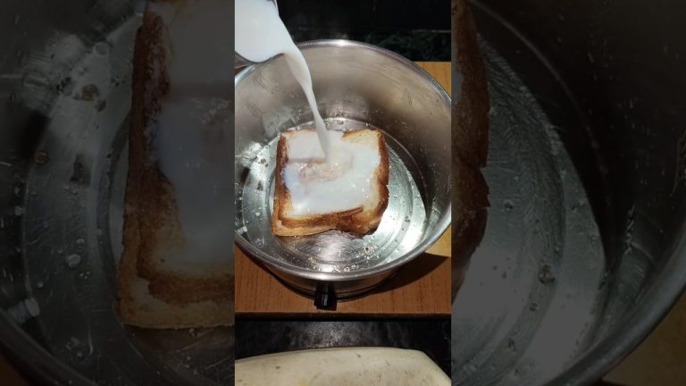 Trying Viral Bread Milk Recipe  in kettle | kettle Series Day 43 #shorts #viral #youtubeshorts