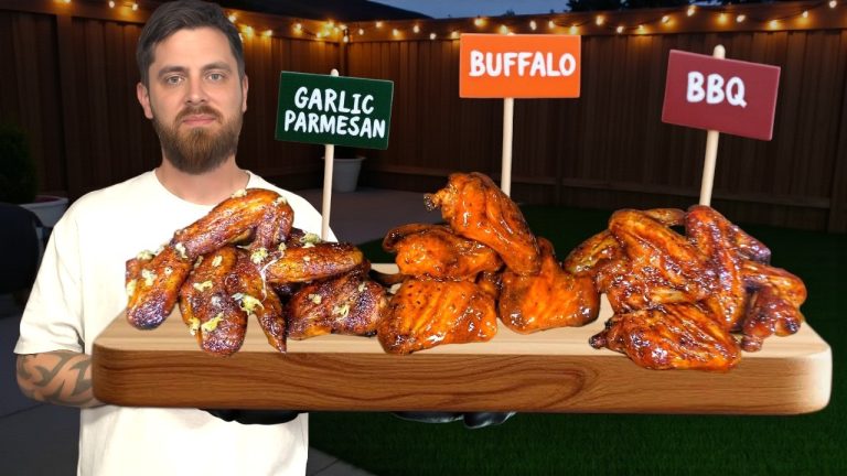 How to Make Crispy Smoked Chicken Wings | Buffalo, Garlic Parm & BBQ Recipes