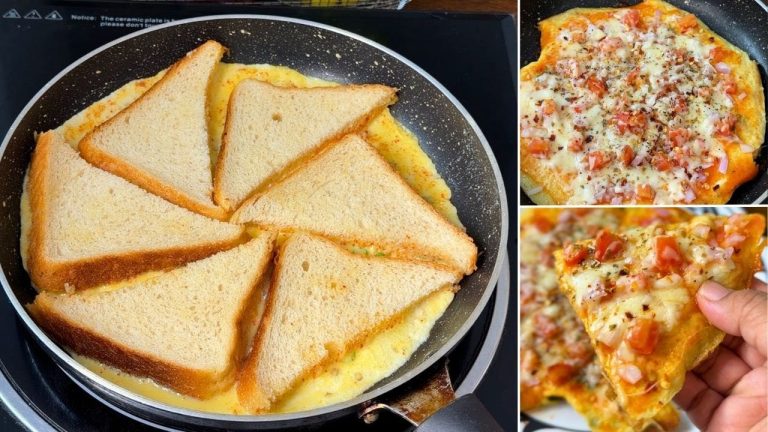 New bread & egg recipe for breakfast l Easy snacks to make at home l Healthy breakfast ideas #egg