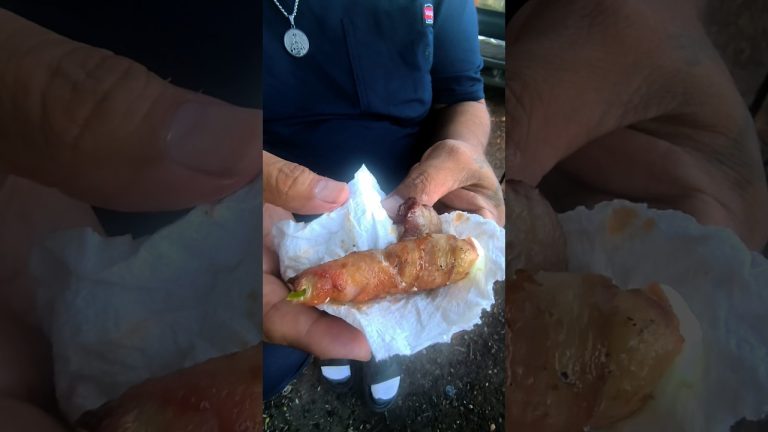 SERRANO bomber🔥 (heat rating)🔥 #bbq #allunacyqing #bomber #rgvlife #peppers🌶