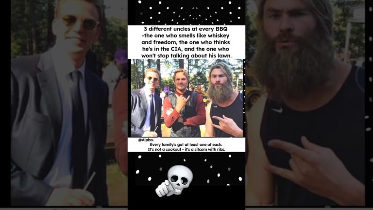 The three different types of uncles at a BBQ