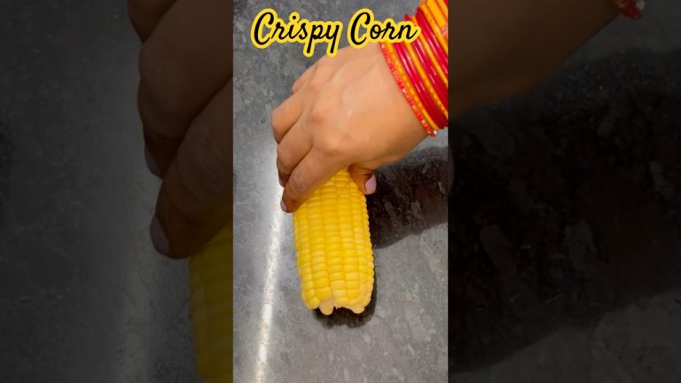 🌽🔥 BBQ Nation Style Crispy Corn🌶️Crunchy & Spicy Corn Recipe in Hindi #shorts #corn #crispy #foodie