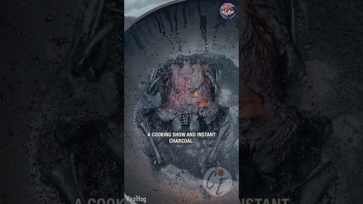 When You Forget the Grill’s Still On — Meat or Meteorite? 😅