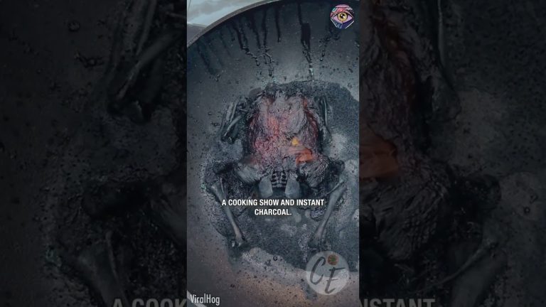 When You Forget the Grill’s Still On — Meat or Meteorite? 😅