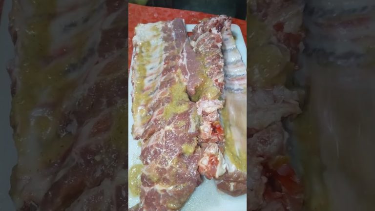 Costillitas de Cerdo en salsa Bbq