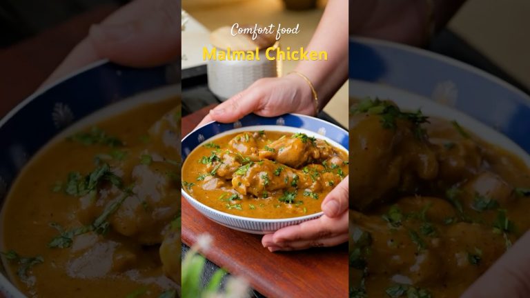 Trending Malmal Chicken Recipe | Indian Curry | Creamy Chicken |  #recipe #homemade #chickenrecipe