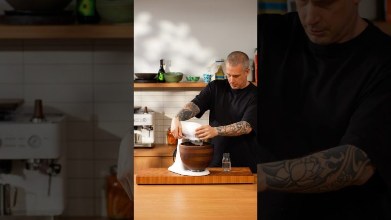 Croissant and a Cappuccino for Babe with @KitchenaidANZ