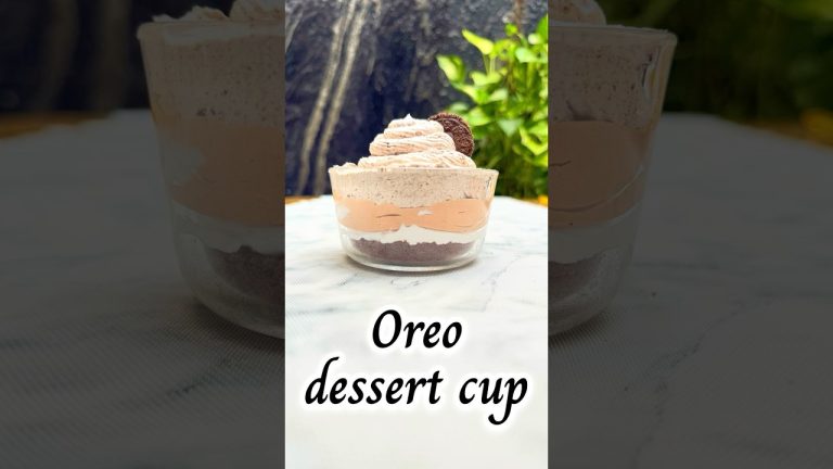 Oreo dessert cup recipe #bowlsofdelight #oreodessertcup #trending #oreo #oreodessert #dessert #oreos