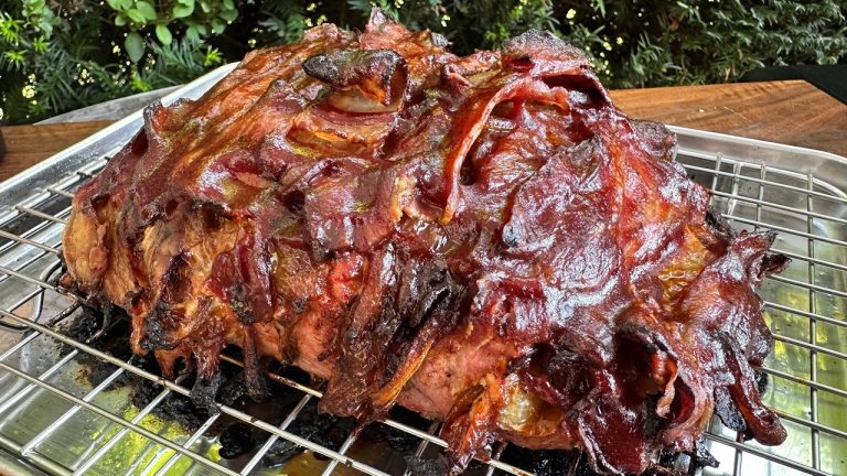 BBQ Bacon Fächerbraten – Saftiger Rückenbraten vom Grill