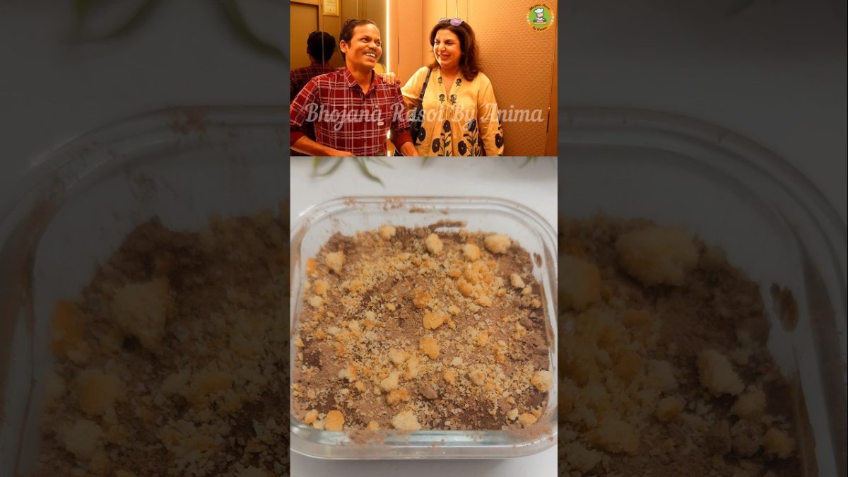 Trending Rice Chocolate Mousse❤#shorts #farahkhan #trending #food #youtubeshorts