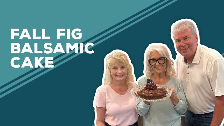 Love & Best Dishes: Fall Fig Balsamic Cake Recipe | Fall Desserts to Bake