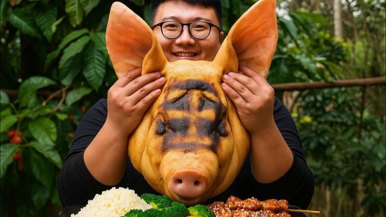 Indian Tribe people cooking full pig 🐖 | full pork Recipe village style #tribecooking #porkrecipe