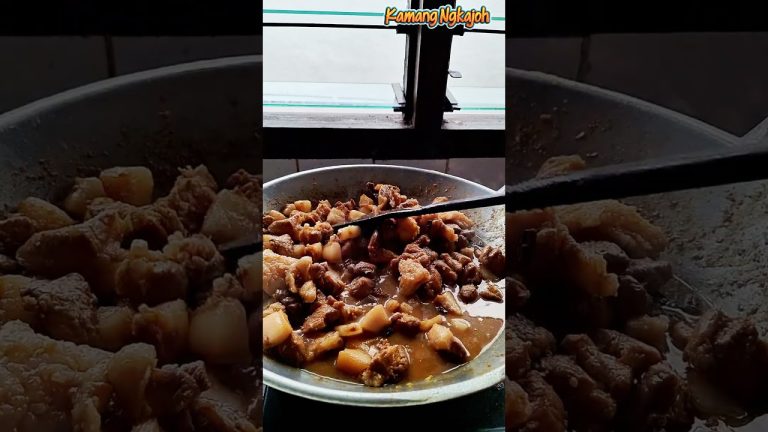 Masak babi kecap paling enak🤣#babikecap #masakanrumahan #kamangngkajoh