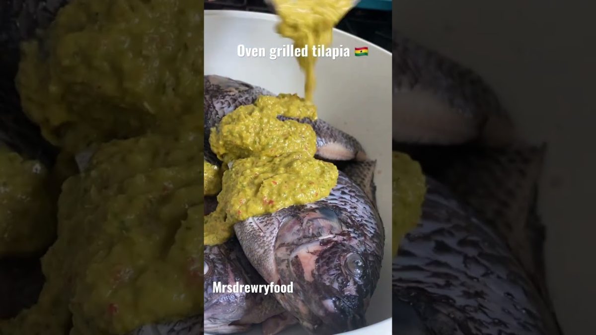 Oven grilled tilapia #shorts