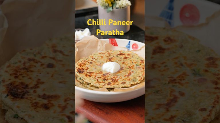 Chilli Paneer Paratha for Breakfast |Paratha recipe | India | healthy how to make paratha Healthier