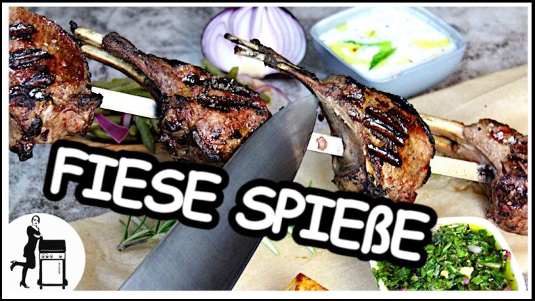 FIESE Spieße GRILLEN | Lammspieße grillen | Lamm Rezept | Lammkarree