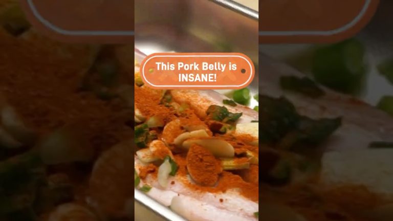 “Crispy Korean Pork Belly Recipe You Must Try!