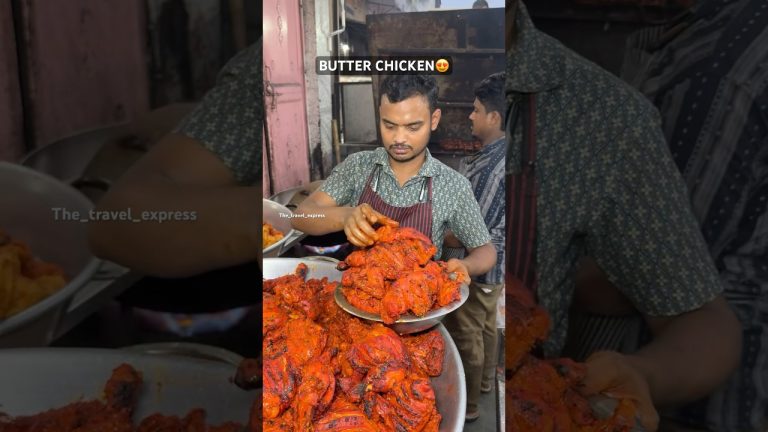 BUTTER CHICKEN😍 | Indian Street Food #shortvideo #shorts #trending #viralvideo