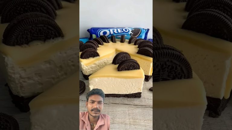 Oreo cream cake 😲✨ #oreo #recipe #cooking #dessert #candyopening #candy #chocolate #satisfying