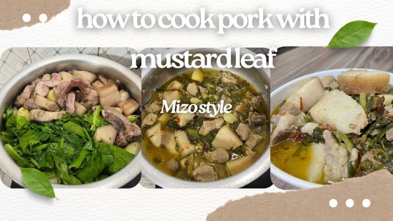 How to cook pork mizo styles @minthangwithmommy5078