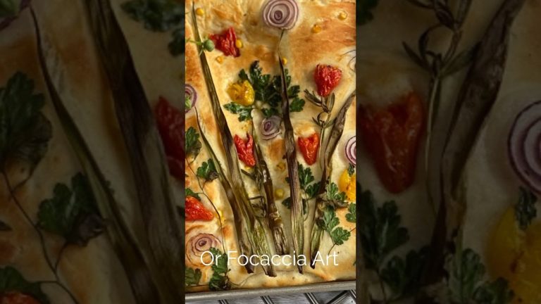 Focaccia Bread Art
