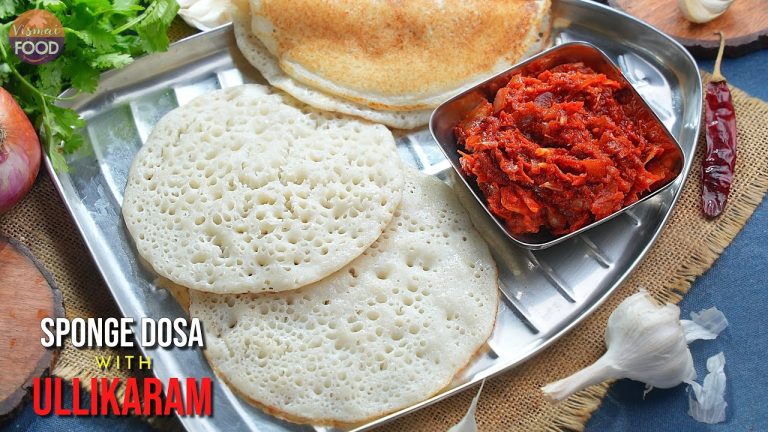 One of Vismai Food’s Best | మృదువైన స్పాంజ్ దోశ – ఉల్లికారం | Instant Soft Sponge Dosa Ullikaram