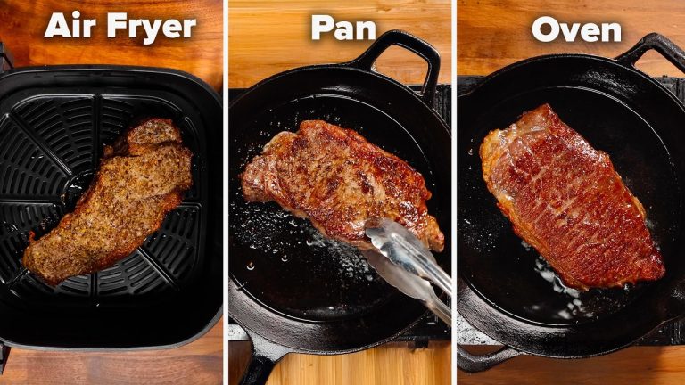 3 Recipes For Perfect Steak: Air Fryer, Cast Iron & Oven