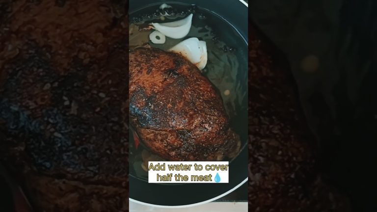 GARLIC Lovers! The Hidden Trick to Perfect Pork Plug Ham #cooking #easyrecipe #healthyfood #foodie