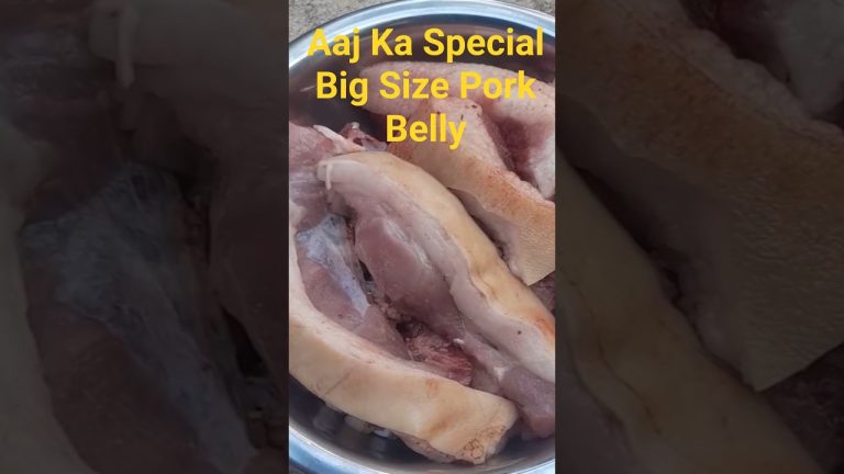 Aaj Ka Special Big Size Pork Belly #shorts #shortvideo #yt