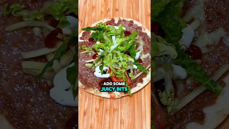 I Smashed a RAW Italian Sausage into Pita Bread… And WOW 🤯