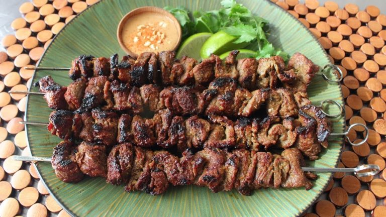 Beef Satay Recipe – Thai-Style Grilled Beef Skewers