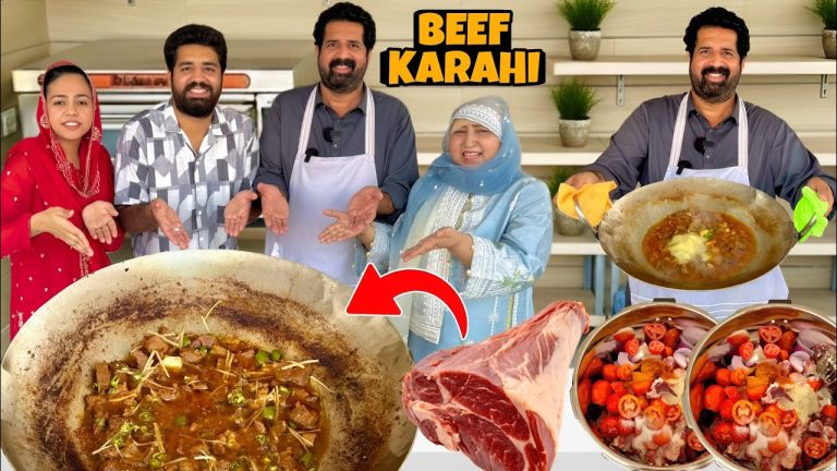 Unique Recipe of Beef Karahi – Bhunna Gosht – Perfect Lunch For Family – Business Ideas – BaBa Food