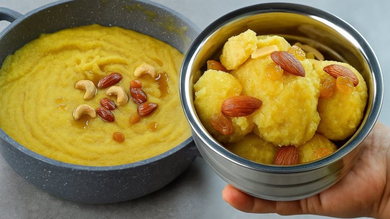 Suji Kesari Halwa | Shahi Rava Halwa Recipe | Delicious Saffron Suji Sweet