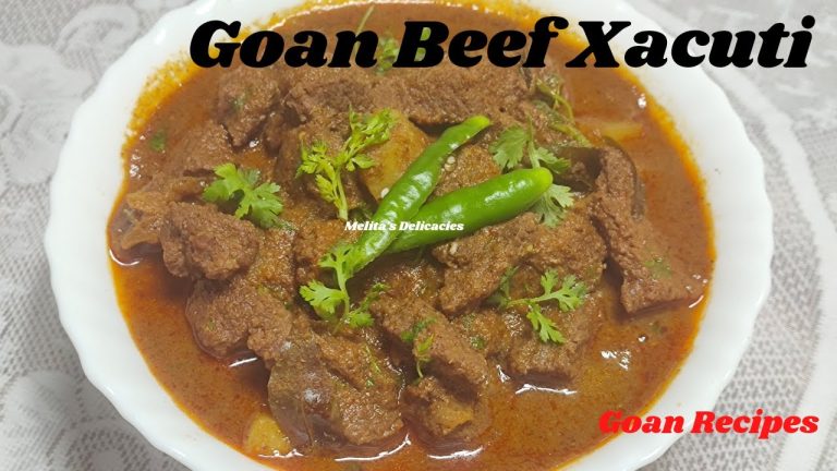 Goan Beef Xacuti Recipe|Beef Recipe|Easy Beef Curry Recipe|How to make Beef Xacuti Recipe#xacuti