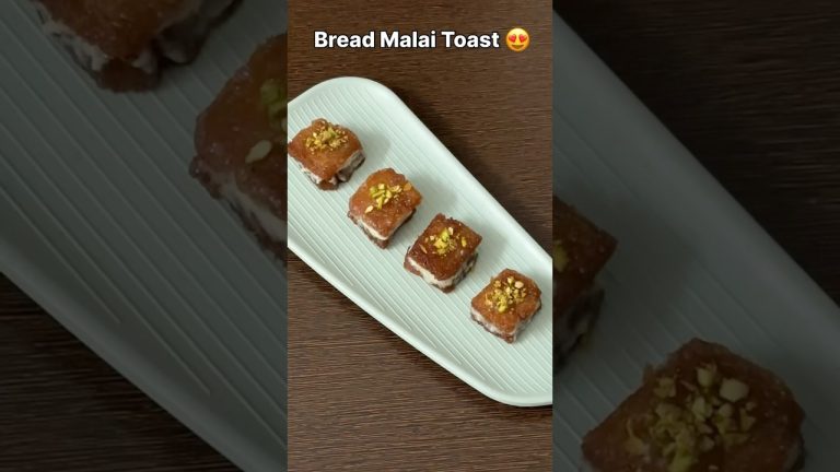 Bread Malai Toast 😍😍#shorts #ytshorts #viralshort