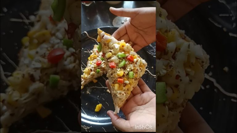 Quick & Easy Bread Pizza/ Cheesy Bread Pizza on Tawa for Breakfast#shorts#youtubeshorts#cooking